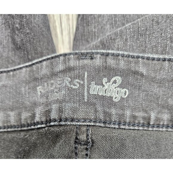 Riders by Lee Women's Straight Leg Jeans - Dark Gray - Picture 4 of 11